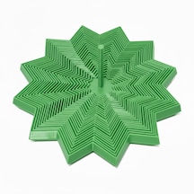3d Geometrik Spiral Yıldız - Eğitici Stem Oyuncak & Montessori Uyumlu Görsel Algı Geliştirici Matematik Materyali-yeşil