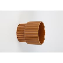 Vitale Seramik Kahve Saksı 15 15 15.4 Cm Ak.lb0023 Renkli
