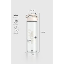 Renga Saga Desenli 630 Ml Tritan Matara 912065 Bej Bej
