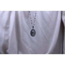Byantep Eros Silver Çelik Kolye Gri