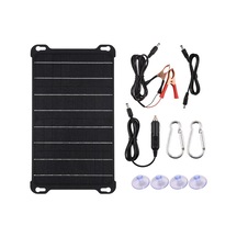 Hfambition 15w Monokristal Güneş Paneli Şarj Cihazı: Usb/dc Çıkışlı, 5v 2a, Telefon Ve Powerbank İçin Güneşten Şarj Edici Tahta