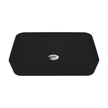 Creavit Ultra Dikdörtgen Çanak Lavabo 60cm Mat Siyah Ul060-00sm00e-0000