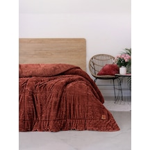 Cotton Box Wave Çift Kişilik Yorgan Tarçın 195x215 Cm Turuncu