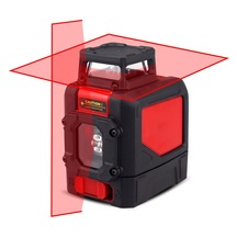 Kaemeasu 901cr/cg Kızılötesi Seviye Ölçer 5 Hat 3d Yüksek Hassasiyetli Çok Fonksiyonlu Güçlü Işık Projektörü Kırmızı Işık Duvar Sticker