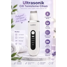 Auhma Ahb-13 Ultrasonik Cilt Temizleme Cihazı 4 Modlu Siyah Nokta Gözenek Temizleyici İyonlu Yüz Pee