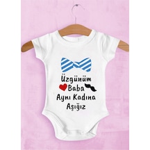 Babylimon Erkek Bebek Beyaz Oldu Da Bitti Maşallah Baskılı Zıbın Beyaz - 132151210 Beyaz