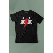 Kendim Seçtim Ac Dc Alternatif Doğru Akım Music Devil Baskılı Tişört Çocuk T-shirt 001