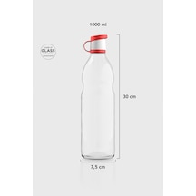 Renga Zen 1000 Ml Cam Şişe 181001 Kırmızı