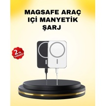 15w Kablosuz Şarj Destekli Magsafe Araç Tutucu Havalandırma Klipsli renkli