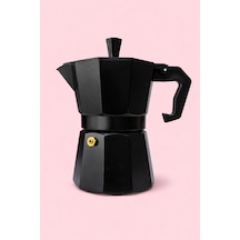 Retro Moka Pot 9 Luk Kamp Kahve Çekirdeği Demliği