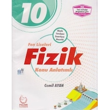 10.Sınıf Fen Liseleri Fizik Konu Anlatımlı  -  Cemil Ayan  -  Palme Yayınları