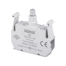 Emas Bb ,beyaz-220vac M22 Buton Lamba