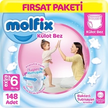 Molfix Külot Bebek Bezi 6 Numara Fırsat Paketi 37 x 4 148 Adet 4'lü