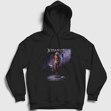Presmono Unisex Extinction Megadeth Kapüşonlu Sweatshirt Siyah