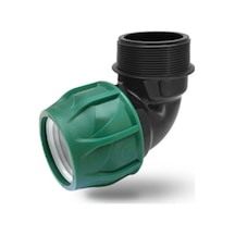 YEŞİL SERİ KABLİN DIŞTAN DİŞLİ (ERKEK) DİRSEK (20 X ½" )