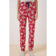 Bigdart 4323 Desenli Pijama Altı - Kırmızı
