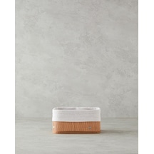 English Home Gina Bambu Sepet 20x15x10 Cm Açık Kahverengi