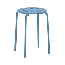 Ikea Marıus Tabure, Mavi, 45 Cm