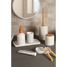 Primanova Elegance Banyo Seti 6 Parça Krem
