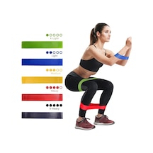Trendpoint 5'li Farklı Dirençte Aerobik Bandı Pilates Squat Çalış