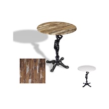 Çipa 1003 Döküm Ayak Yuvarlak Masa Çap 80cm - Werzalit, Wermodin Ve Allzalit Tabla - Maracaibo Çok Renkli Çipa 1003 Döküm Ayak Yuvarlak Masa Çap 80cm - Werzalit, Wermodin Ve Allzalit Tabla - Maracaibo Çok Renkli