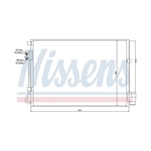 WISCO 97606-1R000 Klima Radyatörü Mt-At 553X369X16 Mm Hyundai Accent Blue 1.4Cvvt Benzin 11-