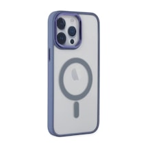 Newface Apple İphone 14 Pro Max Kılıf Room Magneticsafe Silikon - Sierra Blue Sierra Mavisi