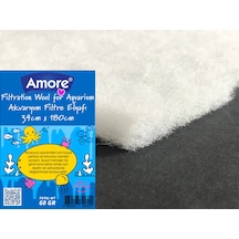 Akvaryum 60gr Silikonsuz Filtre Elyafı 34cm X 180cm Soffice