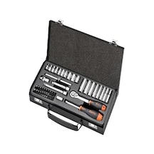 Retta 1/4 Uzun-kısa 6 Köşe Lokma Seti 45 Parça Rlt4501