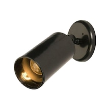 Mylights Retro Mafsalı Parlak Siyah Led Aplik Led Spot Ampul Dah Siyah
