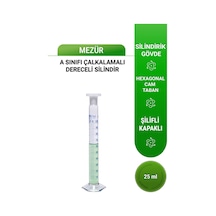 Mezür Çalkalama Şilifli Kapaklı 25 Ml