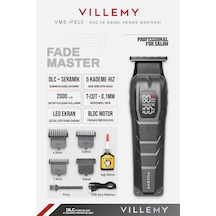 Vme-p810 Profesyonel Saç Kesme, Sakal Ve Ense Tıraş Makinesi Bldc Motor T-cut 0.1 Mm Dlc Bıçak