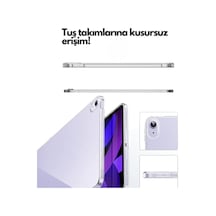 Samsung Galaxy S10 Fe Plus İle Uyumlu Kılıf Kamera Lens Korumalı Şeffaf Silikon Tablet Kılıfı Sova