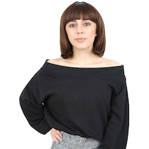 Kısa Küt Perçemli Fiber Sentetik Peruk / Kahve Karamel - Zmff-739718 Renkli
