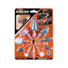Kinetex Ktx-2486 10 Parça Kalıpçı Taşlama Seti- 10'li Paket