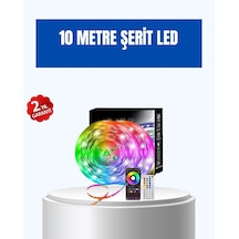 Hubrendy Tekno Sese Duyarlı 10m Smart Şerit Led Ios Android Kontrollü Rgb Işık