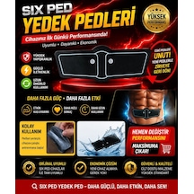 Six Ped Yedek Pedleri İle Cihazınızı Yenileyin, Antrenman Gücünü Artırın. Çok Renkli
