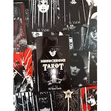 English Tarot 78 Cards İngilizce Tarot Kartı - Monochrome Tarot