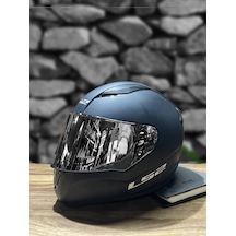Ls2 Rapıd Mat Siyah Kask - Gri Vizör Çok Renkli