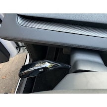 Tesla Model Y Juniper İçin Uyumlu Direksiyon Sinyal Kolu Kapağı Parlak Siyah
