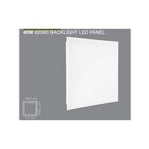 Zmr 40w 60x60 Backlıght Led Panel 6500k 2 Adet Beyaz