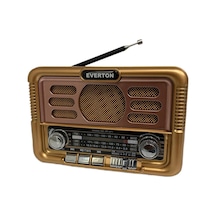 Everton RT-671 USB Solar Panelli Nostaljik Radyo