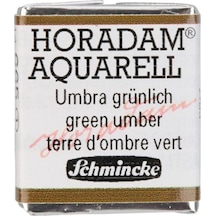 Schmincke Horadam Aquarell Artist Sulu Boya Green Umber Yarım Tablet