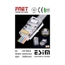 Ez-Rj45 Yeni Nesil Jack Konnektör 100 Adet