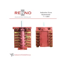 Renno Ankastre Fırın Komutatör Şalter Anahtar 7 Konum - 515579423