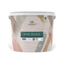 Pamukkale Silikonlu Tenis Kort Boyası 20 Kg Antrasit Gri Ral 7016
