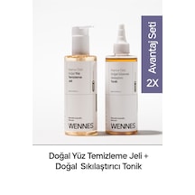 Doğal Yüz Temizleme Jeli Doğal Tonik Avantajlı Set
