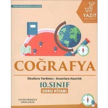 10.Sınıf Coğrafya Soru Bankası - Yazıt Yayınları