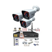 Ids - 3 Kameralı 1080P Fullhd 5Mp Sony Lensli Kamera Seti - 2021