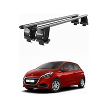 Peugeot 208 2012-2015 Oluksuz Kilitli Ara Atkı Port Bagaj Tavan Barı